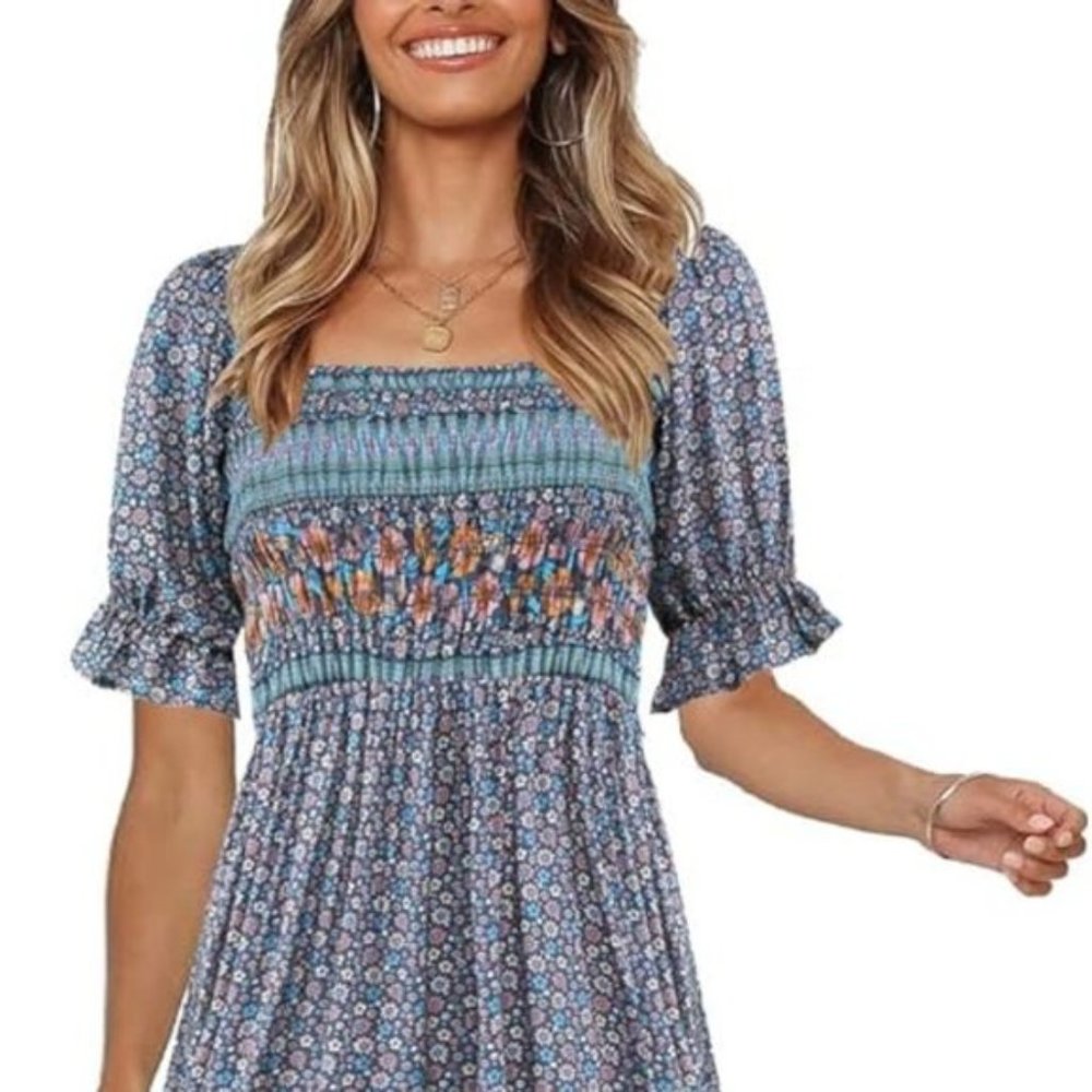 Boho Dress- Long Midi